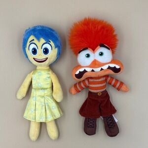 Disney Pixar Inside Out 2 Joy & Anxiety Talking Plush Set 10 Inch Figures